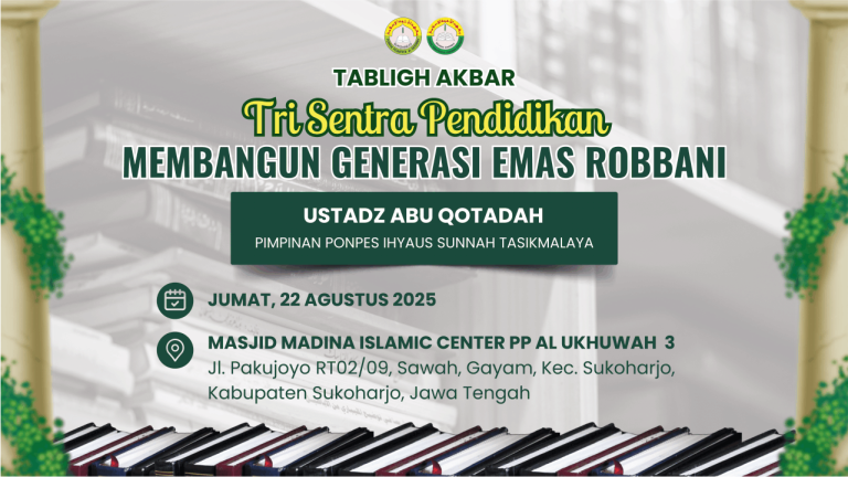 Read more about the article TABLIGH AKBAR “Tri Sentra Pendidikan Membangun Generasi Emas Robbani”